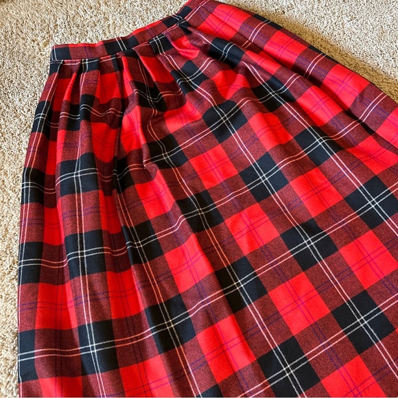 Cute Vintage Skirt by Bay Ridge Hunt Club Wool Skirt Womens Size 12 - Picture 3 of 11